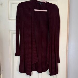 American Eagle Outfitters Deep Burgundy Cardigan